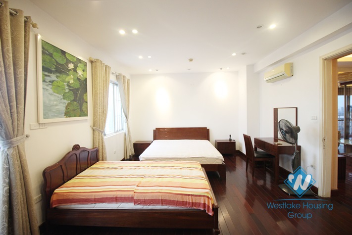 Apartment with 02 bedrooms and balcony for rent in Ciputra, Tay Ho.